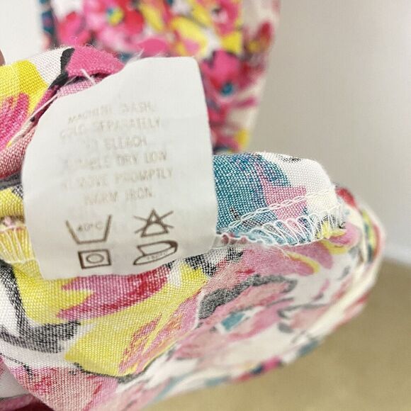 Vtg David Brown California  Floral Maxi Long Sleeve House Coat Dress Women's XS - Picture 10 of 16